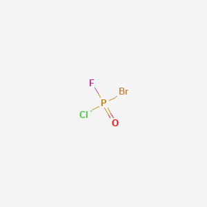 molecular formula BrClFOP B14703994 Phosphoric bromide chloride fluoride CAS No. 14518-81-1