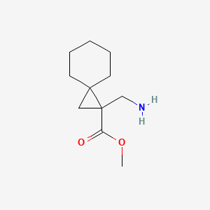 Methyl 1-(aminomethyl)spiro[2.5]octane-1-carboxylate