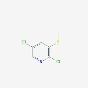 molecular formula C6H5Cl2NS B1470401 2,5-二氯-3-(甲硫基)吡啶 CAS No. 1416713-50-2