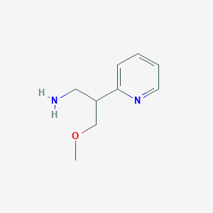 3-Methoxy-2-(pyridin-2-yl)propan-1-amine