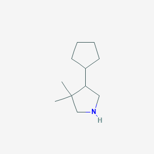 4-Cyclopentyl-3,3-dimethylpyrrolidine
