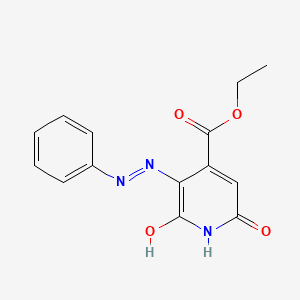 Ethyl 2,6-dioxo-3-(phenylhydrazinylidene)pyridine-4-carboxylate