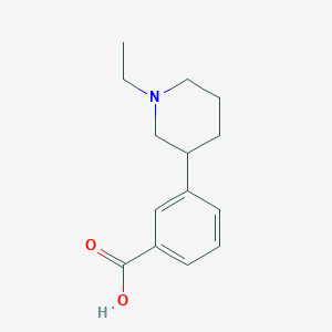 3-(1-Ethyl-3-piperidinyl)benzoic acid