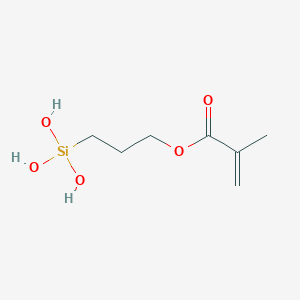 molecular formula C7H14O5Si B14704220 3-(Trihydroxysilyl)propyl 2-methylprop-2-enoate CAS No. 18834-30-5