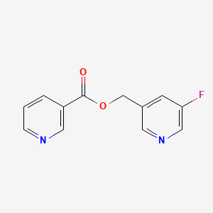 3-Pyridinecarboxylic acid, (5-fluoro-3-pyridinyl)methyl ester