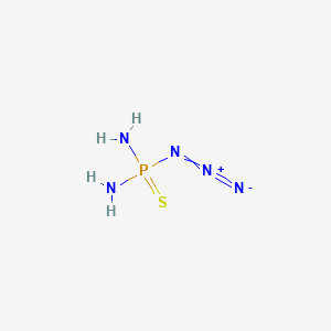 molecular formula H4N5PS B14704227 Phosphorodiamidothioic azide CAS No. 25841-90-1