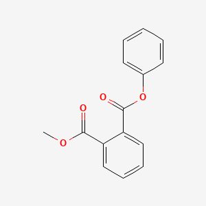 molecular formula C15H12O4 B14704285 Phthalic acid, methyl phenyl ester CAS No. 24923-62-4