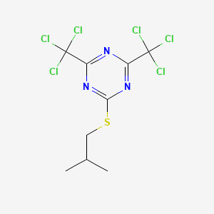 s-Triazine, 2-(isobutylthio)-4,6-bis(trichloromethyl)-