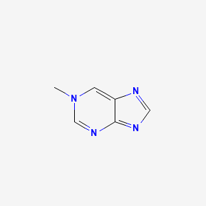 molecular formula C6H6N4 B14704392 1-methyl-1H-purine CAS No. 21802-40-4