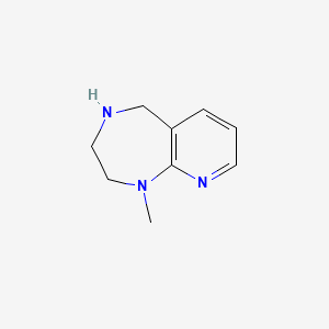 molecular formula C9H13N3 B1470440 1-甲基-2,3,4,5-四氢-1H-吡啶并[2,3-e][1,4]二氮杂卓 CAS No. 1780628-03-6