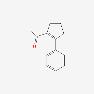 1-(2-Phenylcyclopent-1-en-1-yl)ethan-1-one