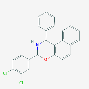 3-(3,4-Dichlorophenyl)-1-phenyl-2,3-dihydro-1h-naphtho[1,2-e][1,3]oxazine