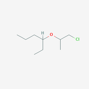 3-[(1-Chloropropan-2-YL)oxy]hexane