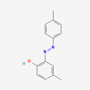 molecular formula C14H14N2O B14704509 2-Hydroxy-5,4'-dimethylazobenzene CAS No. 17739-97-8