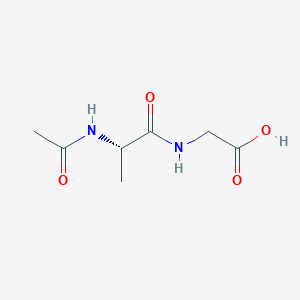 molecular formula C7H12N2O4 B14704536 N-Acetyl-L-alanylglycine CAS No. 23506-52-7