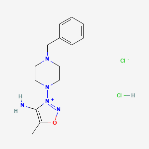 3-(4-Benzyl-1-piperazinyl)-4-methylsydnone imine dihydrochloride