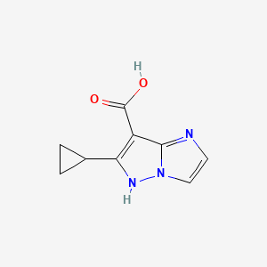6-cyclopropyl-1H-imidazo[1,2-b]pyrazole-7-carboxylic acid
