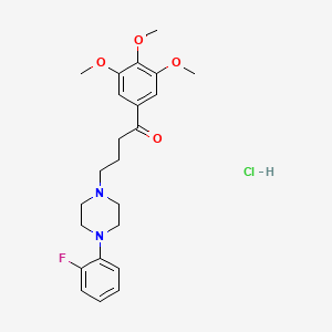 Butyrophenone, 4-(4-(o-fluorophenyl)-1-piperazinyl)-3',4',5'-trimethoxy-, monohydrochloride