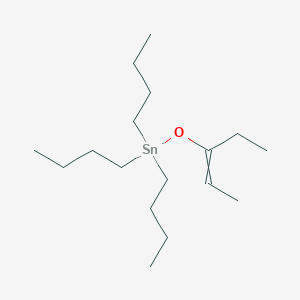 Tributyl[(pent-2-en-3-yl)oxy]stannane