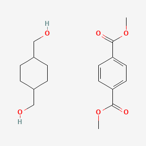 molecular formula C18H26O6 B14704757 Dimethyl benzene-1,4-dicarboxylate;[4-(hydroxymethyl)cyclohexyl]methanol CAS No. 25135-20-0