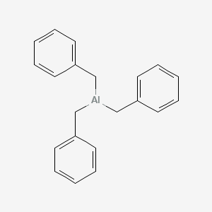 molecular formula C21H21Al B14704767 Tribenzylalumane CAS No. 14994-03-7