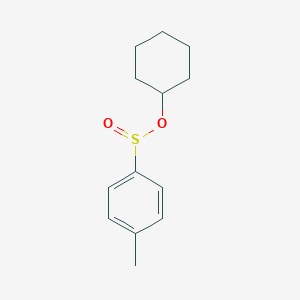 molecular formula C13H18O2S B14704791 Cyclohexyl 4-methylbenzenesulfinate CAS No. 23730-24-7