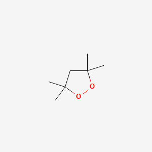 molecular formula C7H14O2 B14704799 3,3,5,5-Tetramethyl-1,2-dioxolane CAS No. 22431-90-9