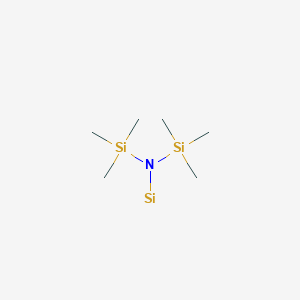 molecular formula C6H18NSi3 B14704843 Bis(trimethylsilyl)aminosilane 