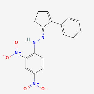 1-(2,4-Dinitrophenyl)-2-(2-phenylcyclopent-2-en-1-ylidene)hydrazine