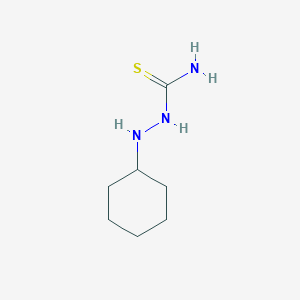 molecular formula C7H15N3S B14704929 (Cyclohexylamino)thiourea CAS No. 21198-16-3