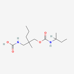 [2-(butan-2-ylcarbamoyloxymethyl)-2-methylpentyl]carbamic acid