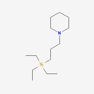 Piperidine, 1-(3-(triethylsilyl)propyl)-