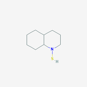 molecular formula C9H17NS B14705108 1-Sulfanyldecahydroquinoline CAS No. 21197-77-3