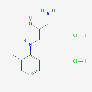 1-Amino-3-o-toluidino-2-propanol dihydrochloride