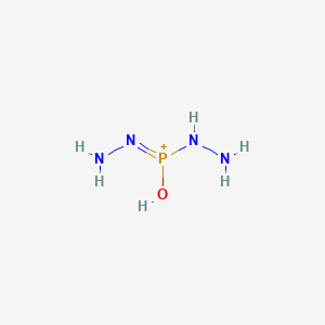 (Z)-hydrazinyl-hydrazinylidene-hydroxyphosphanium