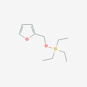 molecular formula C11H20O2Si B14705152 Silane, triethyl(2-furanylmethoxy)- CAS No. 17962-28-6