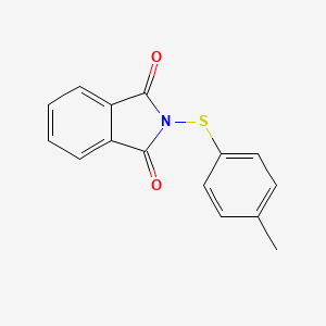 molecular formula C15H11NO2S B14705161 1h-Isoindole-1,3(2h)-dione, 2-[(4-methylphenyl)thio]- CAS No. 15199-26-5