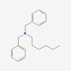 molecular formula C20H27N B14705186 N,N-Dibenzylhexan-1-amine CAS No. 22014-92-2