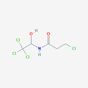 3-Chloro-N-(2,2,2-trichloro-1-hydroxyethyl)propanamide