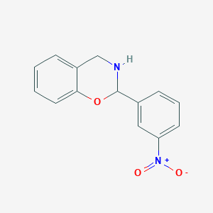 2-(3-Nitrophenyl)-3,4-dihydro-2h-1,3-benzoxazine