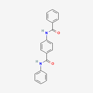 molecular formula C20H16N2O2 B14705283 4-Benzamido-N-phenylbenzamide CAS No. 13755-08-3