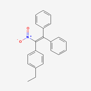 ETHYLENE, 2,2-DIPHENYL-1-(p-ETHYLPHENYL)-1-NITRO-