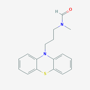 molecular formula C17H18N2OS B14705299 N-Methyl-N-[3-(10H-phenothiazin-10-YL)propyl]formamide CAS No. 23264-42-8