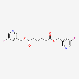 Hexanedioic acid, bis((5-fluoro-3-pyridinyl)methyl) ester