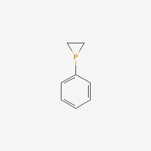 molecular formula C8H9P B14705330 Phosphirane, 1-phenyl- CAS No. 22846-16-8