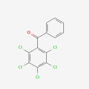 molecular formula C13H5Cl5O B14705339 (Pentachlorophenyl)(phenyl)methanone CAS No. 25201-62-1