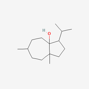 molecular formula C15H28O B14705388 6,8a-Dimethyl-3-(propan-2-yl)octahydroazulen-3a(1h)-ol CAS No. 22007-94-9