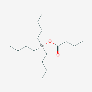 (Butanoyloxy)(tributyl)stannane