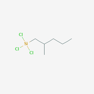 molecular formula C6H13Cl3Si B14705466 Trichloro(2-methylpentyl)silane CAS No. 18151-51-4