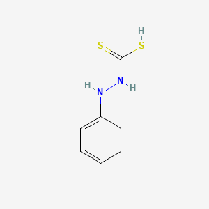 molecular formula C7H8N2S2 B14705544 Hydrazinecarbodithioic acid, 2-phenyl- CAS No. 14353-52-7